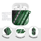 Aotearoa Ngati Maniapoto AirPods Case New Zealand Maori Tribal Fern Pattern