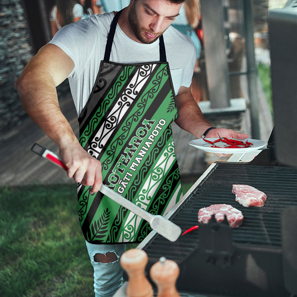 Aotearoa Ngati Maniapoto Apron New Zealand Maori Tribal Fern Pattern