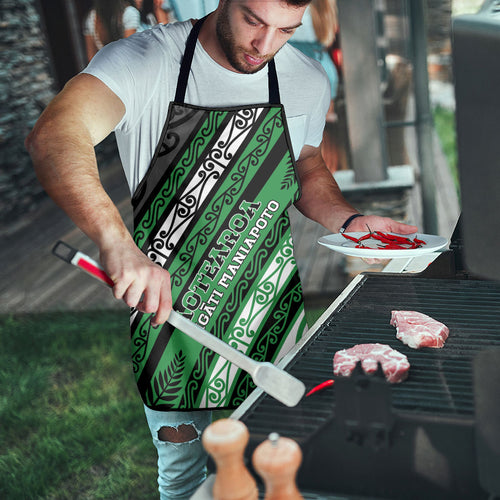 Aotearoa Ngati Maniapoto Apron New Zealand Maori Tribal Fern Pattern