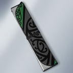 Aotearoa Ngati Maniapoto Auto Sun Shade New Zealand Maori Tribal Fern Pattern