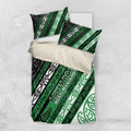 Aotearoa Ngati Maniapoto Bedding Set New Zealand Maori Tribal Fern Pattern