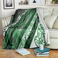 Aotearoa Ngati Maniapoto Blanket New Zealand Maori Tribal Fern Pattern