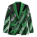 Personalised Aotearoa Ngati Maniapoto Blazer New Zealand Maori Tribal Fern Pattern
