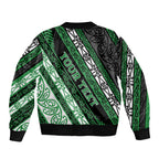 Personalised Aotearoa Ngati Maniapoto Bomber Jacket New Zealand Maori Tribal Fern Pattern