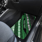 Personalised Aotearoa Ngati Maniapoto Car Mats New Zealand Maori Tribal Fern Pattern