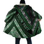 Personalised Aotearoa Ngati Maniapoto Cloak New Zealand Maori Tribal Fern Pattern