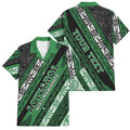 Personalised Aotearoa Ngati Maniapoto Family Matching Tank Maxi Dress and Hawaiian Shirt New Zealand Maori Tribal Fern Pattern