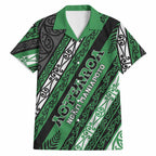 Personalised Aotearoa Ngati Maniapoto Hawaiian Shirt New Zealand Maori Tribal Fern Pattern