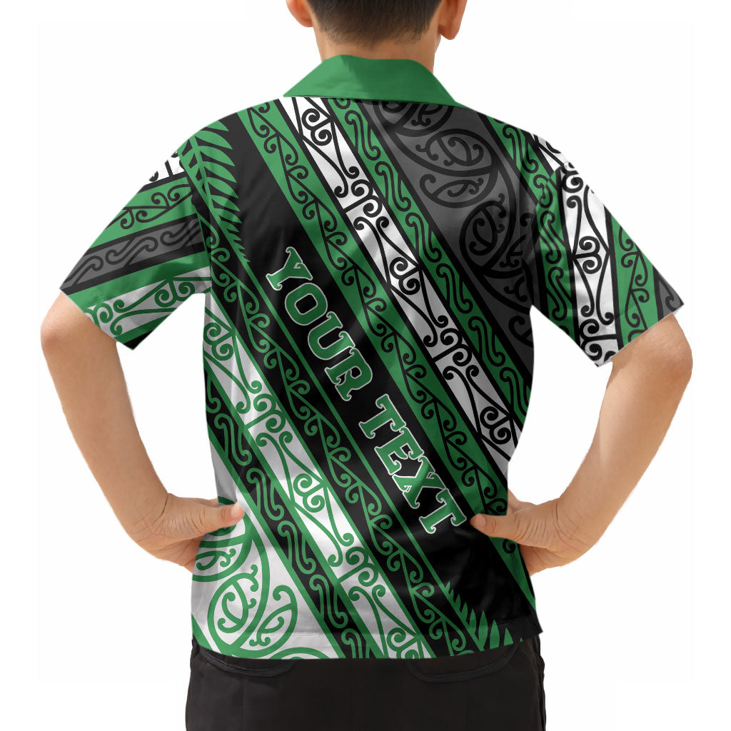 Personalised Aotearoa Ngati Maniapoto Hawaiian Shirt New Zealand Maori Tribal Fern Pattern