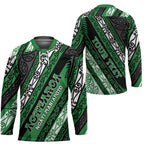 Personalised Aotearoa Ngati Maniapoto Hockey Jersey New Zealand Maori Tribal Fern Pattern