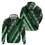 Personalised Aotearoa Ngati Maniapoto Hoodie New Zealand Maori Tribal Fern Pattern