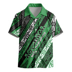 Personalised Aotearoa Ngati Maniapoto Kid Hawaiian Shirt New Zealand Maori Tribal Fern Pattern