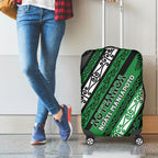 Aotearoa Ngati Maniapoto Luggage Cover New Zealand Maori Tribal Fern Pattern