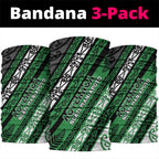 Aotearoa Ngati Maniapoto Neck Gaiter New Zealand Maori Tribal Fern Pattern