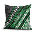 Aotearoa Ngati Maniapoto Pillow Cover New Zealand Maori Tribal Fern Pattern