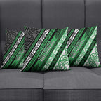 Aotearoa Ngati Maniapoto Pillow Cover New Zealand Maori Tribal Fern Pattern