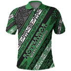 Personalised Aotearoa Ngati Maniapoto Polo Shirt New Zealand Maori Tribal Fern Pattern