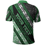 Personalised Aotearoa Ngati Maniapoto Polo Shirt New Zealand Maori Tribal Fern Pattern