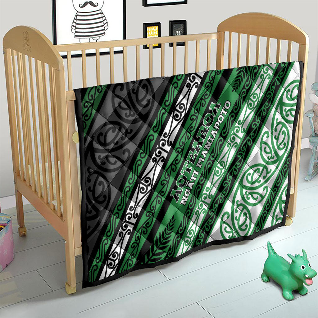 Aotearoa Ngati Maniapoto Quilt New Zealand Maori Tribal Fern Pattern