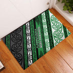 Aotearoa Ngati Maniapoto Rubber Doormat New Zealand Maori Tribal Fern Pattern