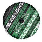Aotearoa Ngati Maniapoto Spare Tire Cover New Zealand Maori Tribal Fern Pattern
