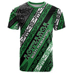 Personalised Aotearoa Ngati Maniapoto T Shirt New Zealand Maori Tribal Fern Pattern
