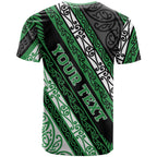 Personalised Aotearoa Ngati Maniapoto T Shirt New Zealand Maori Tribal Fern Pattern