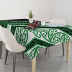 Aotearoa Ngati Maniapoto Tablecloth New Zealand Maori Tribal Fern Pattern