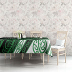 Aotearoa Ngati Maniapoto Tablecloth New Zealand Maori Tribal Fern Pattern