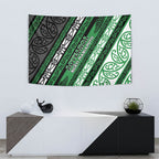 Aotearoa Ngati Maniapoto Tapestry New Zealand Maori Tribal Fern Pattern