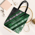 Aotearoa Ngati Maniapoto Tote Bag New Zealand Maori Tribal Fern Pattern