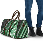 Aotearoa Ngati Maniapoto Travel Bag New Zealand Maori Tribal Fern Pattern