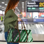 Aotearoa Ngati Maniapoto Travel Bag New Zealand Maori Tribal Fern Pattern