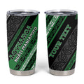 Personalised Aotearoa Ngati Maniapoto Tumbler Cup New Zealand Maori Tribal Fern Pattern