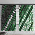 Aotearoa Ngati Maniapoto Window Curtain New Zealand Maori Tribal Fern Pattern
