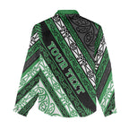 Personalised Aotearoa Ngati Maniapoto Women Casual Shirt New Zealand Maori Tribal Fern Pattern