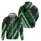 Personalised Aotearoa Ngati Maniapoto Zip Hoodie New Zealand Maori Tribal Fern Pattern