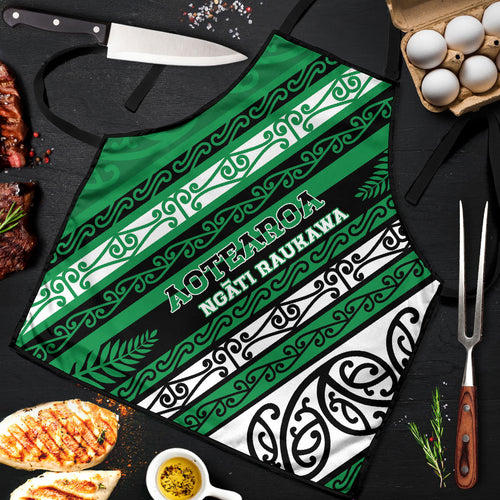 Aotearoa Ngati Raukawa Apron New Zealand Maori Tribal Fern Pattern