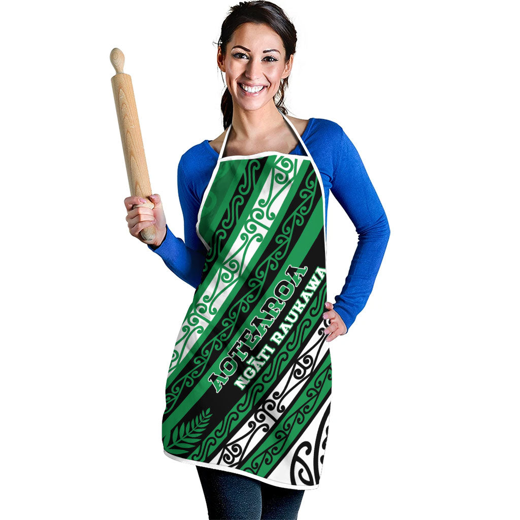 Aotearoa Ngati Raukawa Apron New Zealand Maori Tribal Fern Pattern