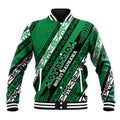 Personalised Aotearoa Ngati Raukawa Baseball Jacket New Zealand Maori Tribal Fern Pattern