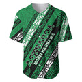 Personalised Aotearoa Ngati Raukawa Baseball Jersey New Zealand Maori Tribal Fern Pattern