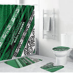 Aotearoa Ngati Raukawa Bathroom Set New Zealand Maori Tribal Fern Pattern