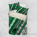 Aotearoa Ngati Raukawa Bedding Set New Zealand Maori Tribal Fern Pattern