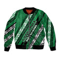 Personalised Aotearoa Ngati Raukawa Bomber Jacket New Zealand Maori Tribal Fern Pattern