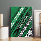 Aotearoa Ngati Raukawa Canvas Wall Art New Zealand Maori Tribal Fern Pattern