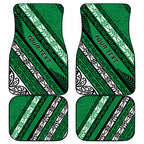 Personalised Aotearoa Ngati Raukawa Car Mats New Zealand Maori Tribal Fern Pattern