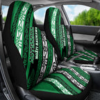 Aotearoa Ngati Raukawa Car Seat Cover New Zealand Maori Tribal Fern Pattern