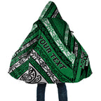 Personalised Aotearoa Ngati Raukawa Cloak New Zealand Maori Tribal Fern Pattern