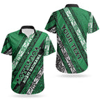 Personalised Aotearoa Ngati Raukawa Couples Matching Puletasi and Hawaiian Shirt New Zealand Maori Tribal Fern Pattern