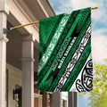 Aotearoa Ngati Raukawa Garden Flag New Zealand Maori Tribal Fern Pattern